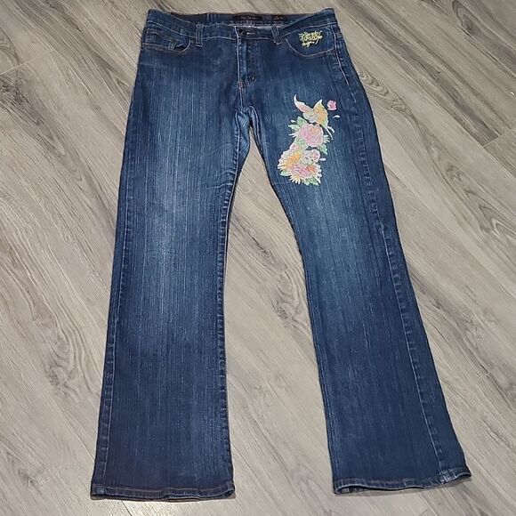 GUC Vintage Ed Hardy Bootcut Jeans - Picture 5 of 9